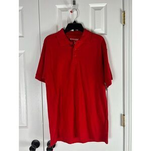 NWT Evolution Mens Red Polo Size L